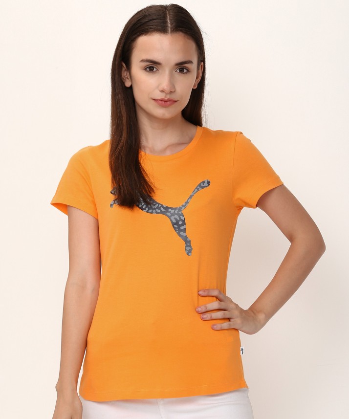 puma orange t shirt