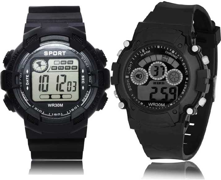 Neutron New Quartz Sports And Kids Black Color Boys And Men Watch B387 B1 Combo Of 2 Combo Watch Analog Digital Watch For Boys Buy Neutron New Quartz Sports And