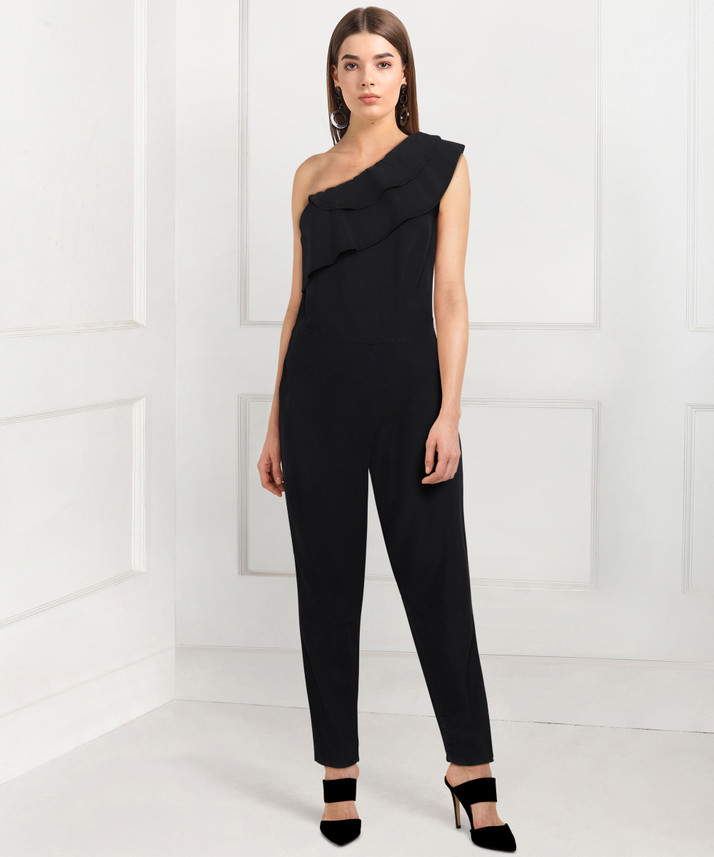 black jumpsuit flipkart