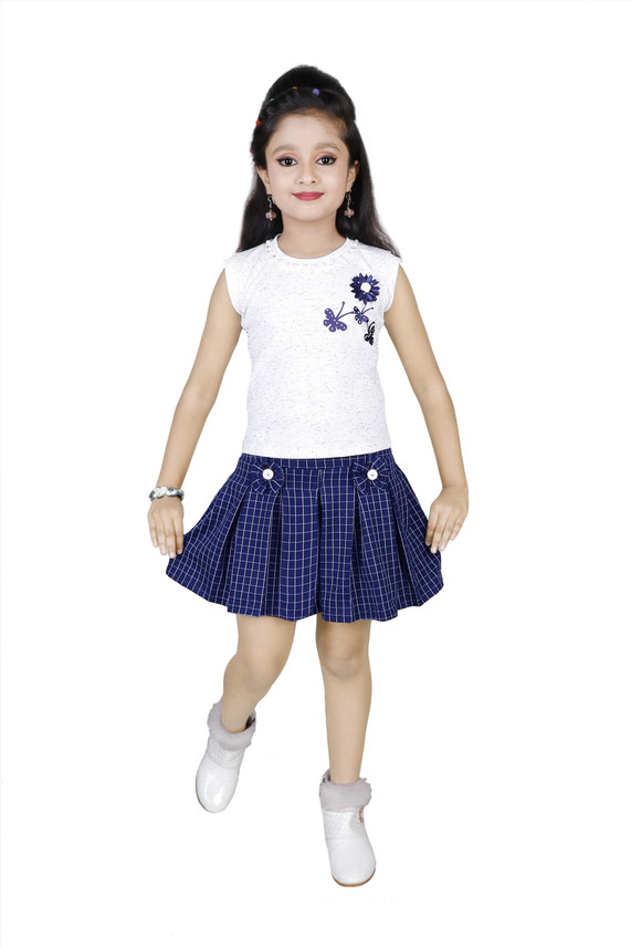 ZADMUS Girls Party(Festive) Top Skirt 