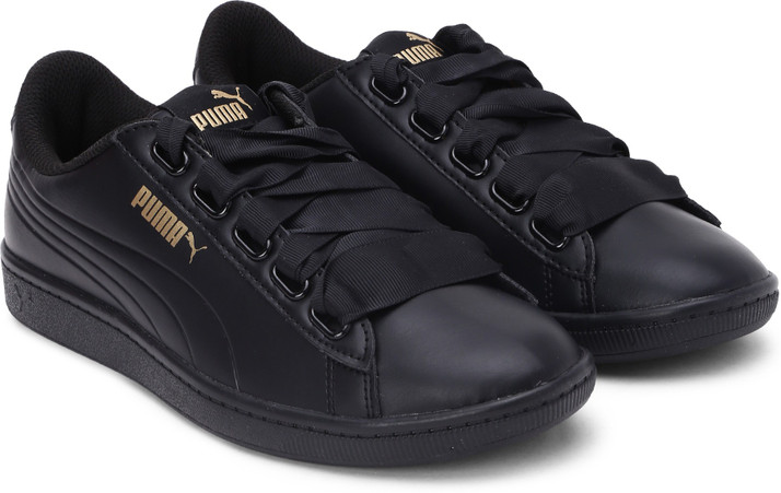 puma vikky ribbon black