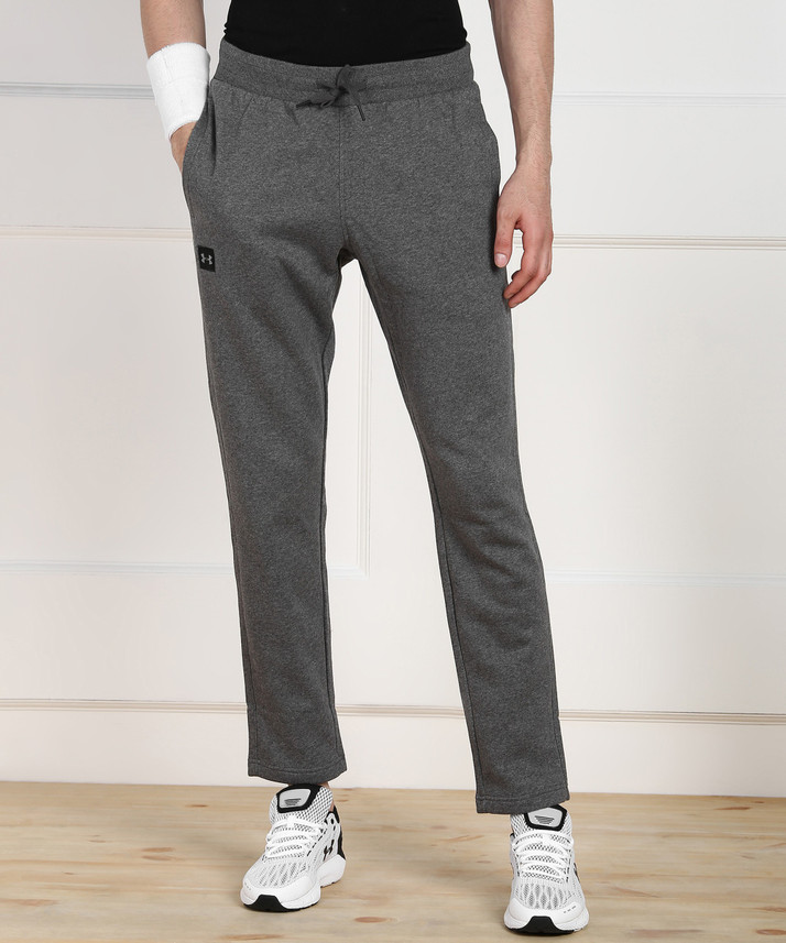 under armour track pants grey