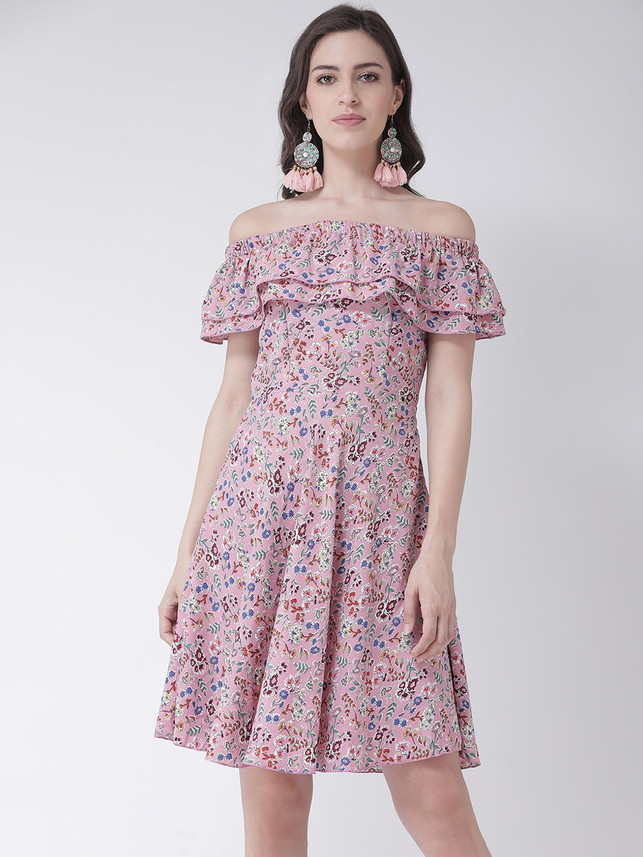 fit and flare dress flipkart