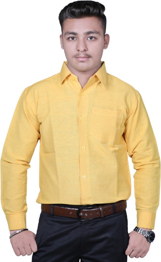 dark yellow formal shirt