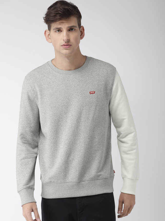 LEVI'S Full Sleeve Solid Men Sweatshirt 