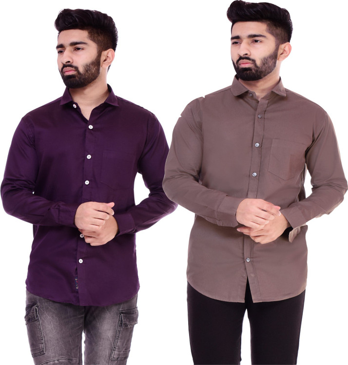 brown shirt outfit men