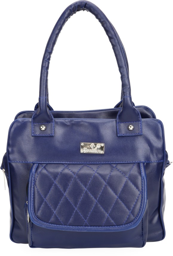 dark blue shoulder bag