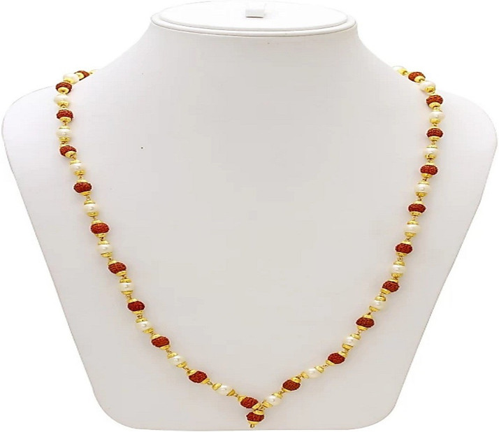 Pearl Mala Beads, Pearl Gold-plated Plated