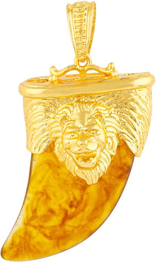 Dare Lion Nails Claw Pendant With Chain 
