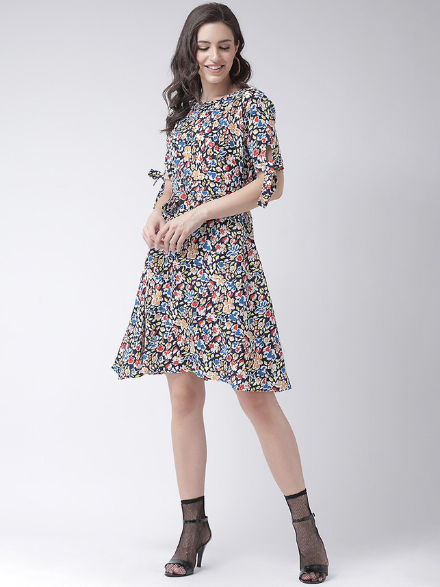 fit and flare dress flipkart