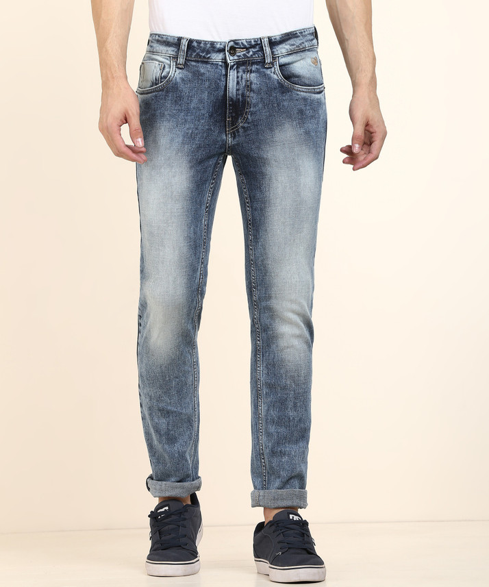 flying machine tapered fit men blue jeans
