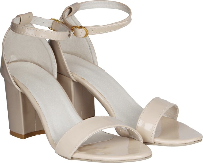 Misto Women Beige Heels - Buy Misto 