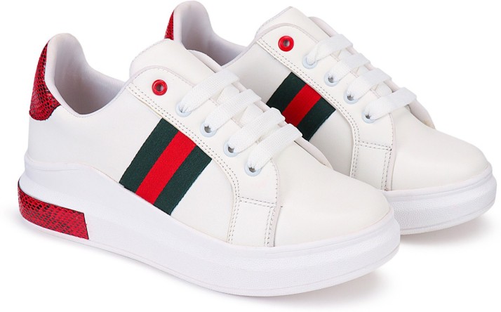 gucci white casual shoes