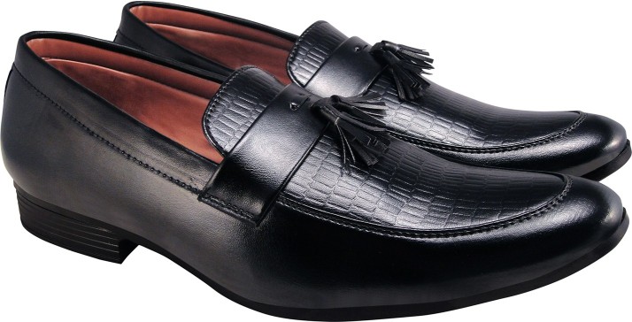 action black formal shoes