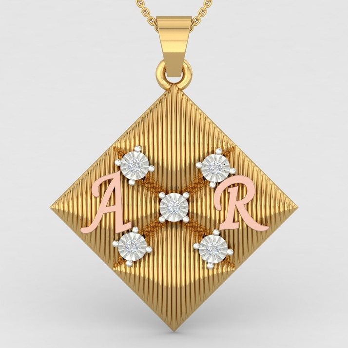 ShipJewel A R Pendant-18KT Gold 18kt 