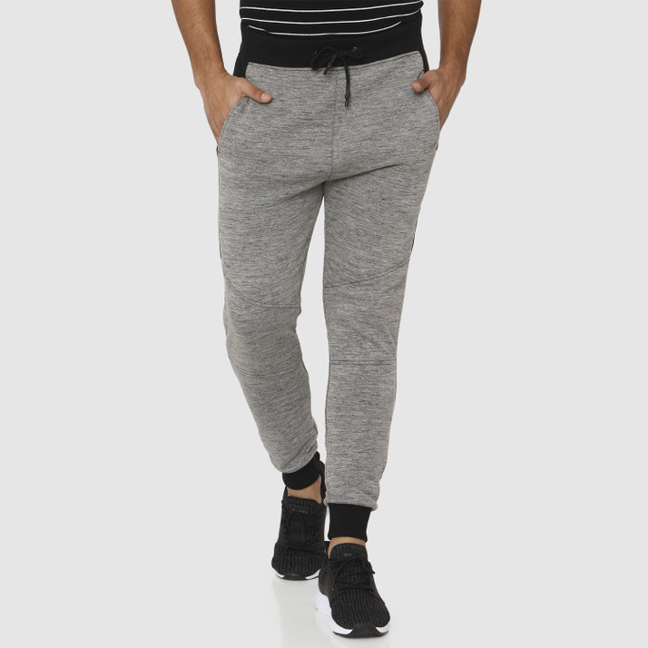 MUFTI Solid Men Grey Track Pants - Buy 