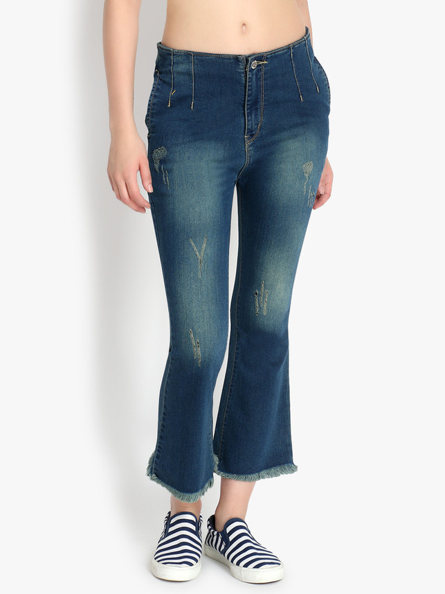 bell bottom jeans flipkart