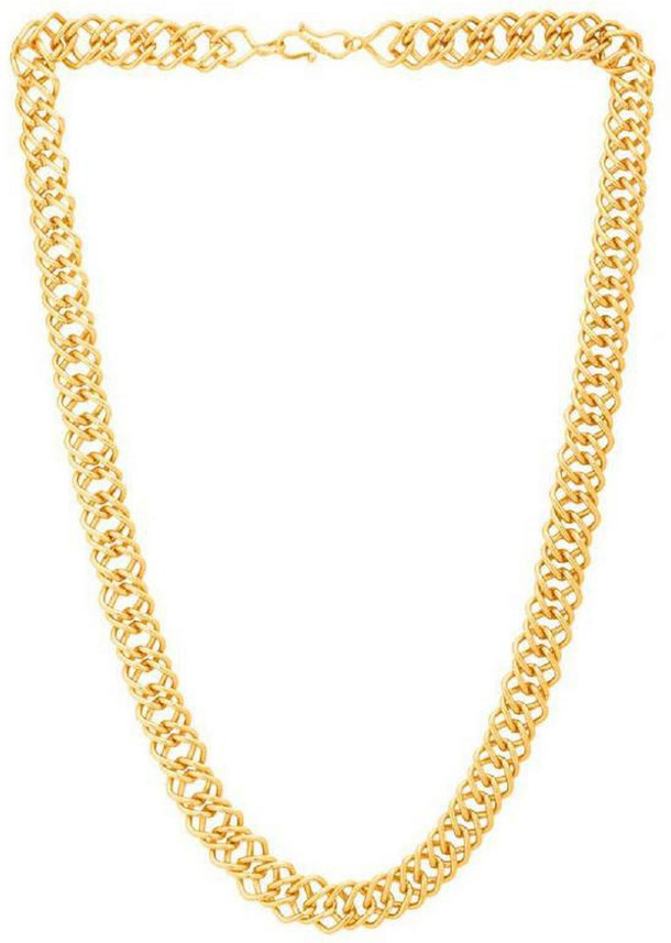 1 Gram Gold Plated Linked Patti Chain 