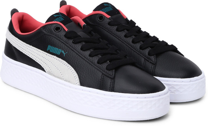 puma smash platform l black