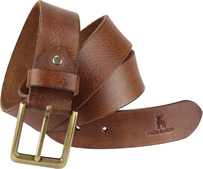 tan brown leather belt
