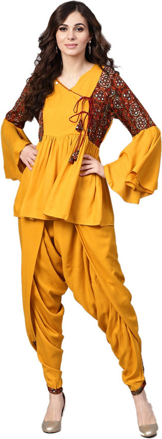 SHREE Women Kurta and Dhoti Pant Set 