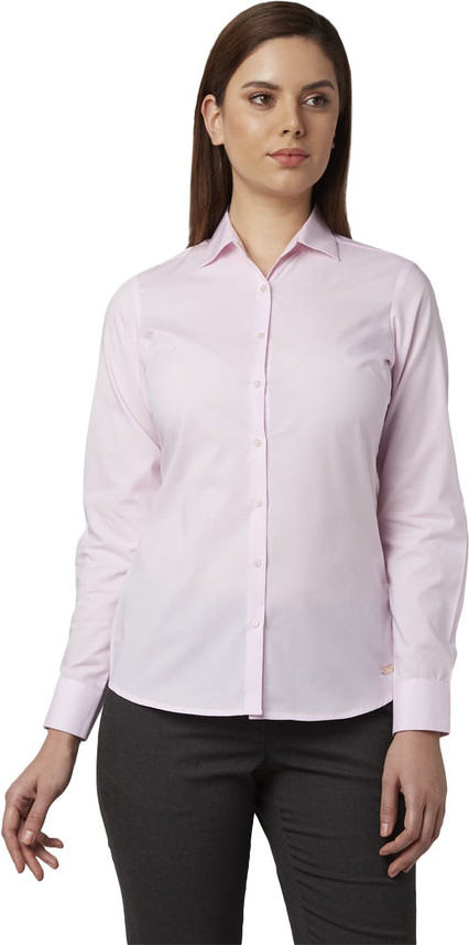 park avenue women's solid formal shirt