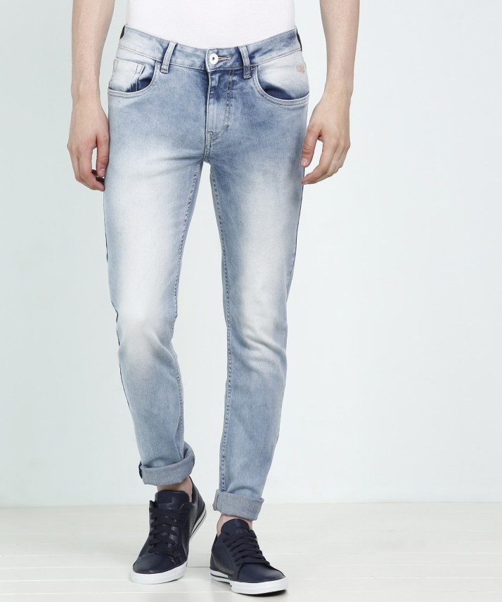flying machine tapered fit men blue jeans