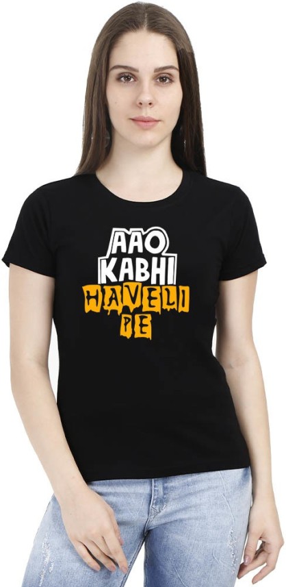 aao kabhi haveli pe t shirt flipkart