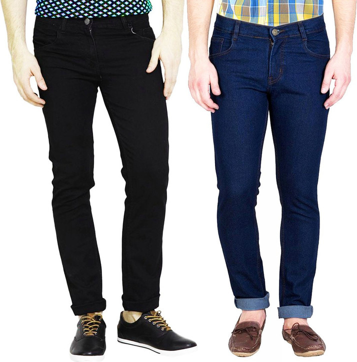 blue black jeans mens