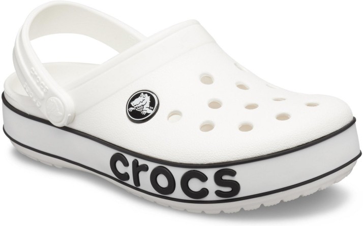 girls white crocs