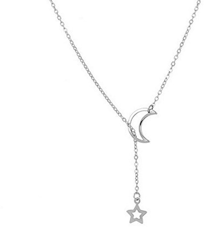 Chain Necklace (Silver) Alloy 