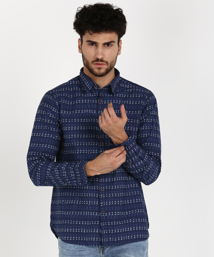 Buy 595 Navy Pepe Jeans Men Printed 