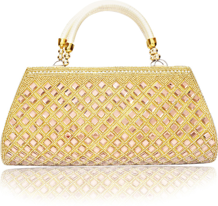 gold shoulder bag