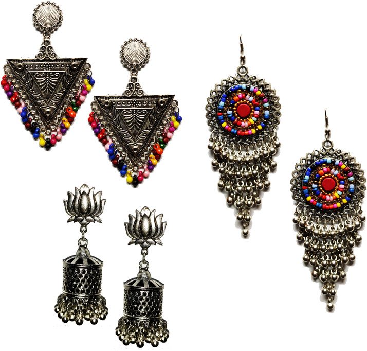 flipkart long earrings