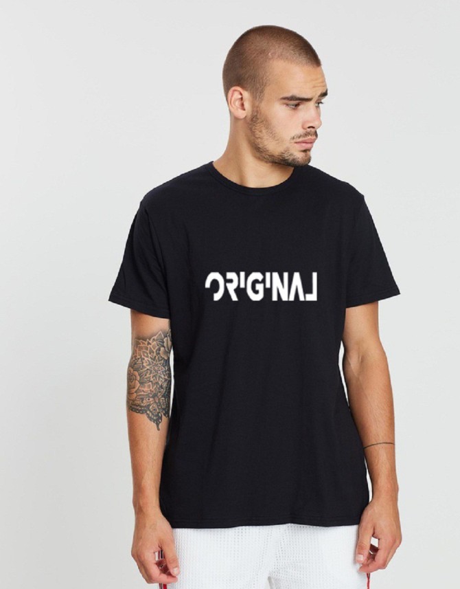 black t shirt flipkart