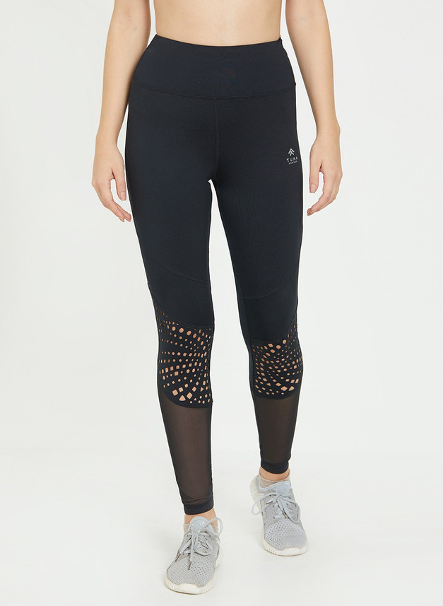 Tuna London Solid Women Black Track 