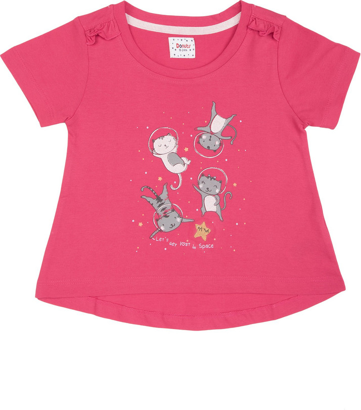 Buy DONUTS Baby Girls Cotton Blend Top 