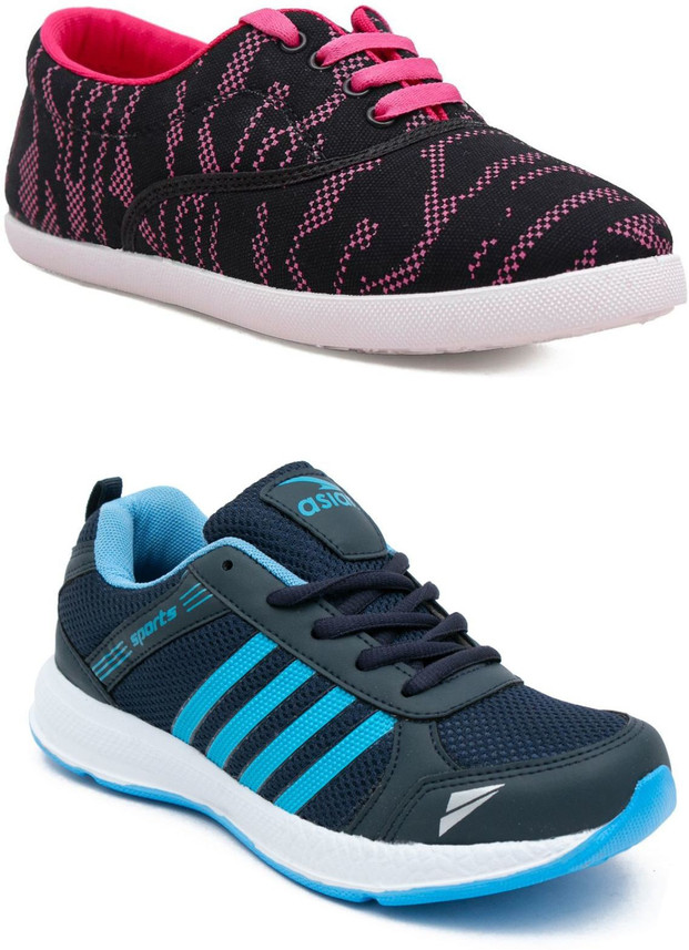 multicolor canvas shoes