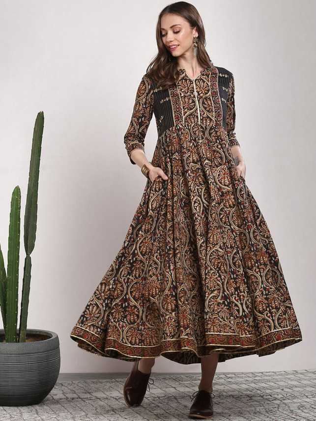 Sangria Women Maxi Black Dress - Buy 