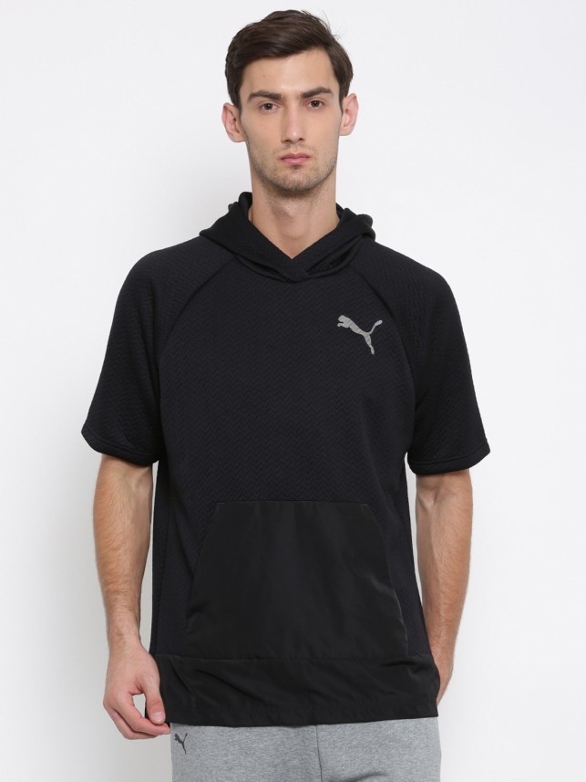 puma short sleeve hoodie