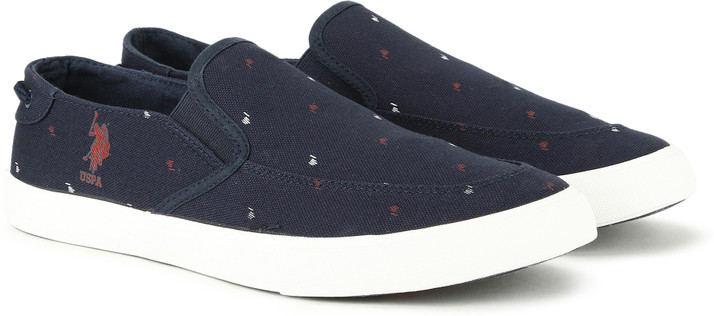 us polo slip on sneakers