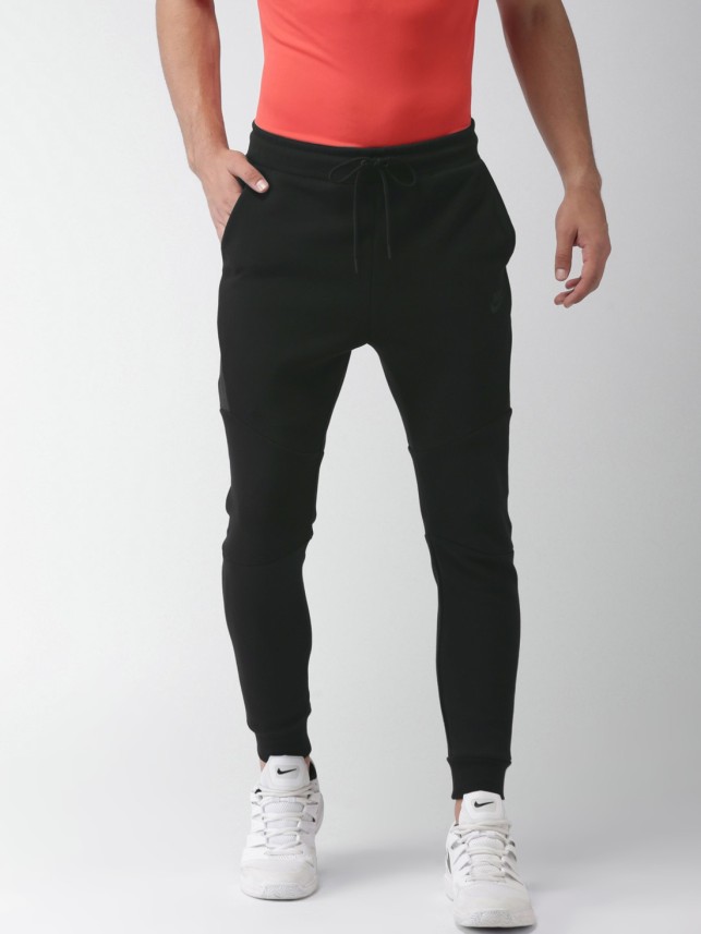 Nike Solid Men Black Track Pants - Buy 