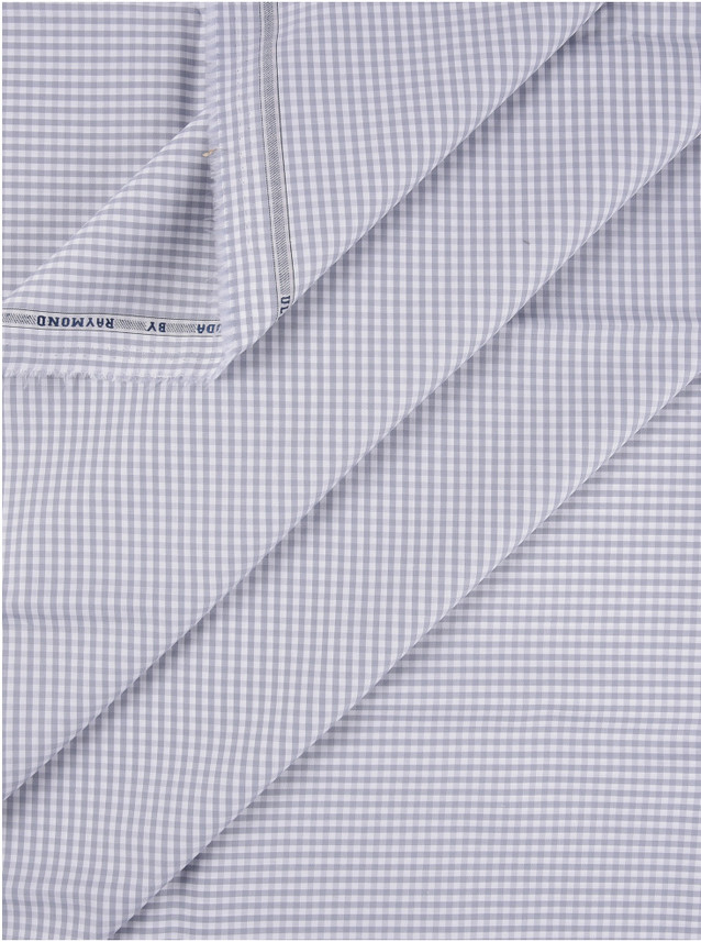 Raymond Cotton Checkered Shirt Fabric 