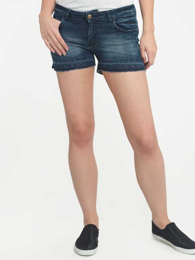 Freakins Ombre Women Denim Blue Denim Shorts Buy Freakins Ombre Women Denim Blue Denim Shorts Online At Best Prices In India Flipkart Com