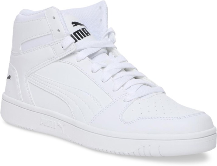 puma white rebound layup