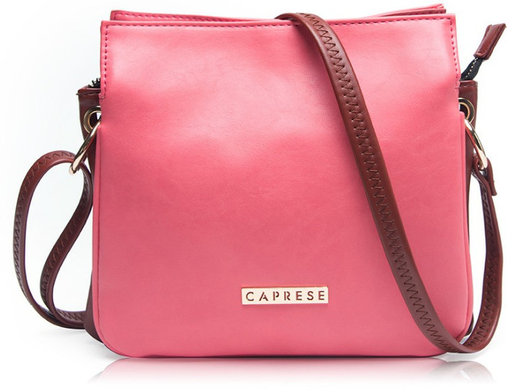 caprese pink sling bags