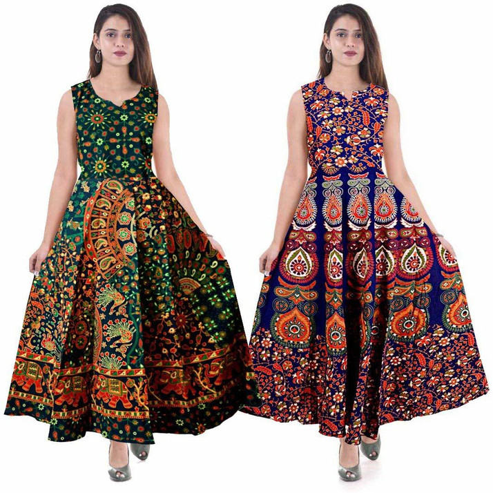 Kanishka Boutique Women Maxi Multicolor 