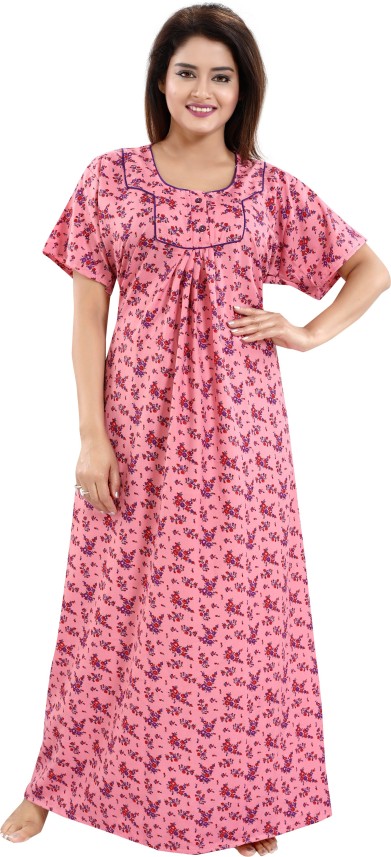 cotton nighty on flipkart