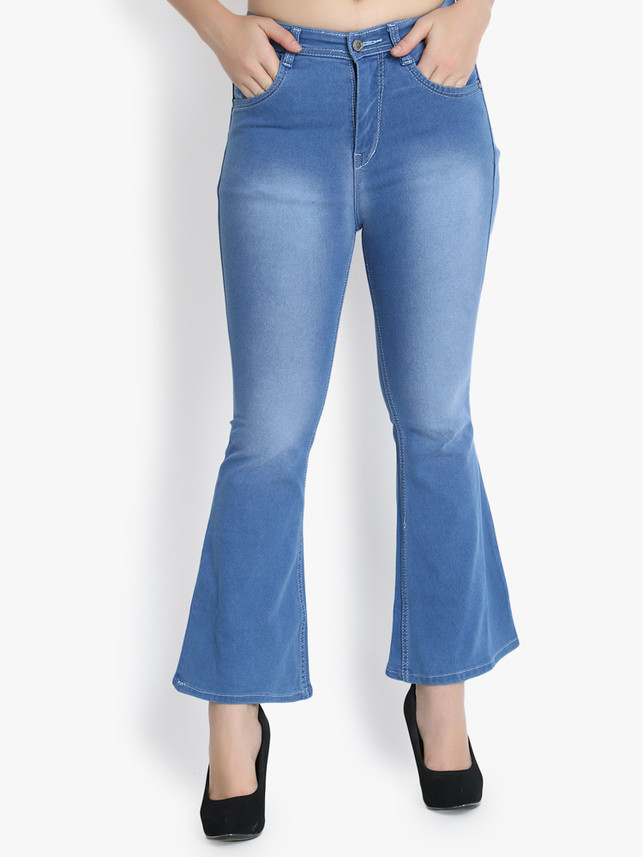 bell bottom jeans flipkart