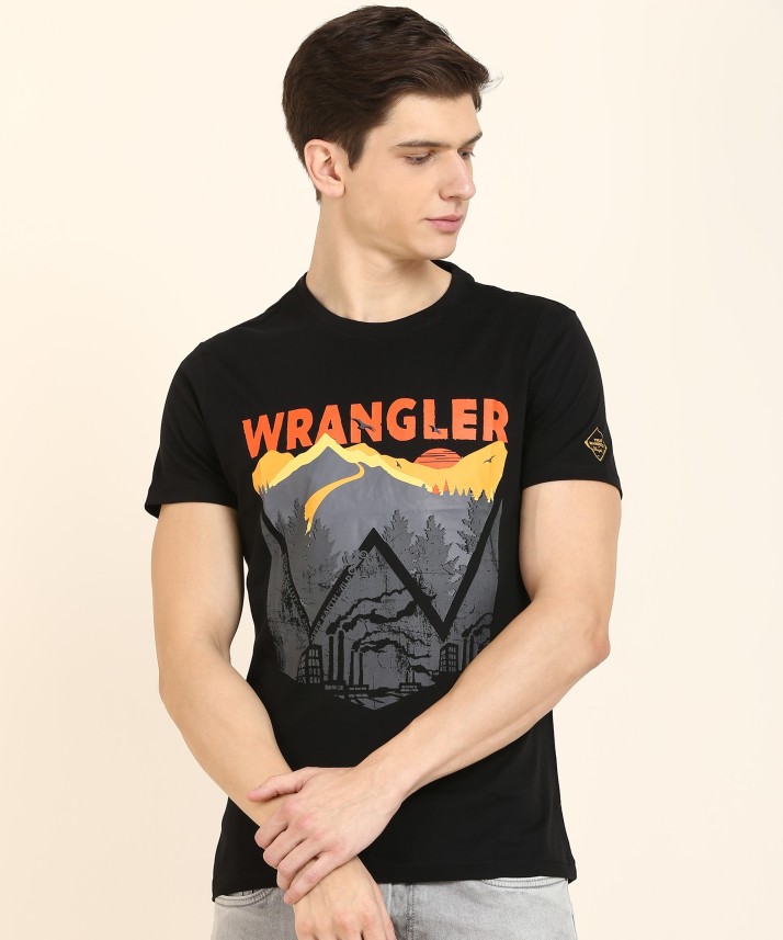 wrangler round neck t shirt